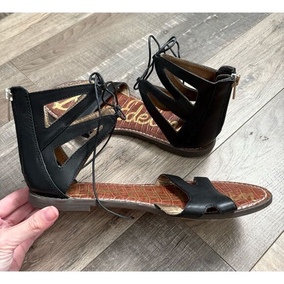 Sam Edelman black Gwenna gladiator sandals - Picture 3 of 5
